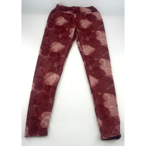 Lularoe Leggings Women One Size 2-10 Red Pink Hearts Valentines Comfy Stretchy - Picture 2 of 8